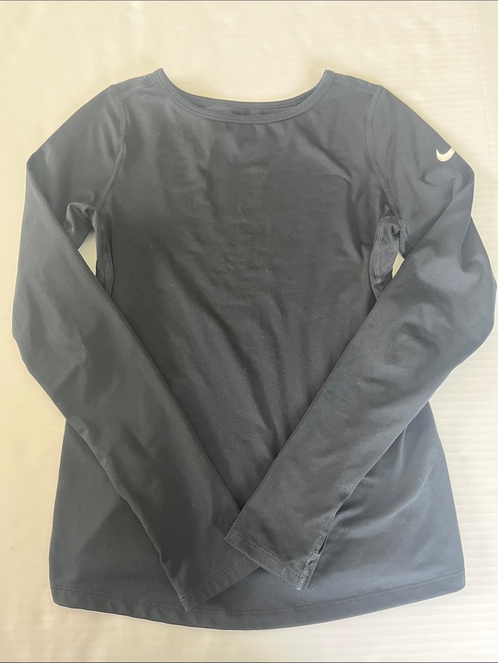 Nike Long Sleeve Black Crew Neck Tee